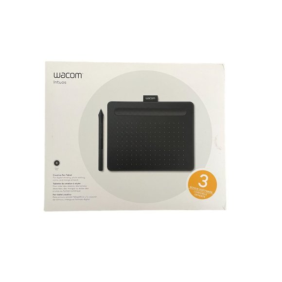Wacom Intuos CTL-4100 Small Drawing Tablet ONLY Black No Pen Included - Picture 1 of 4